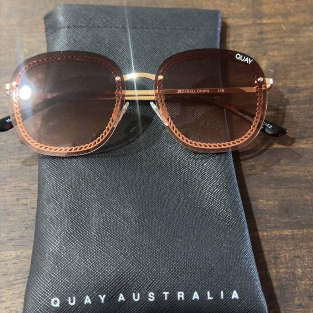 Quay Australia Tan Sunglasses